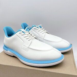 G/Fore Gallivan2R ⛳️ Golf Split Toe Shoe White Blue Men's US 9 (GMF000108)